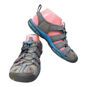 Keen Womens Clearwater CNX Outdoor Sandals Water Hiking Sport Gray Blue READ
